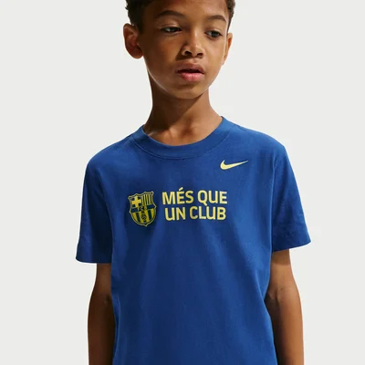 FC Barcelona Club Nike voetbalshirt voor jongens 2025-2026 blauw katoen