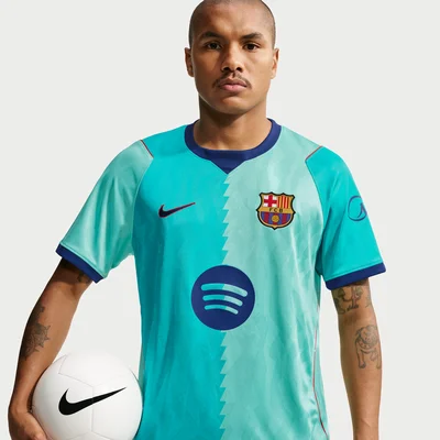 FC Barcelona derde shirt 2026-2027 groen zigzag Nike Dri-FIT heren