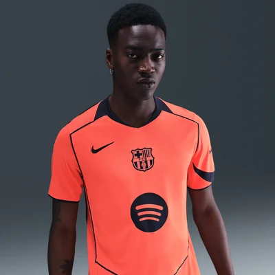 FC Barcelona derde shirt 2025-2026 oranje Nike Total 90 Dri-FIT