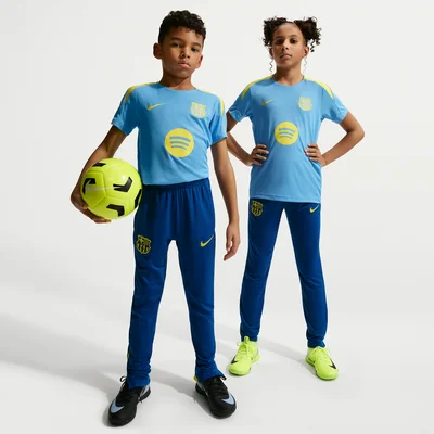 FC Barcelona Strike Fourth knit trainingsbroek kids 2025-2026 blauw Nike Dri-FIT
