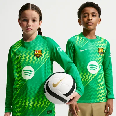 FC Barcelona keepersshirt kids 2026-2027 groen Nike Dri-FIT