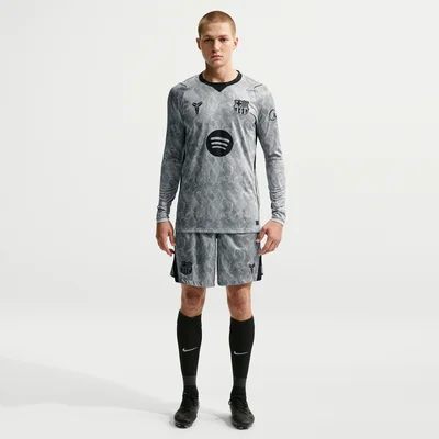FC Barcelona keepersshort uit 2026-2027 grijs Nike Dri-FIT
