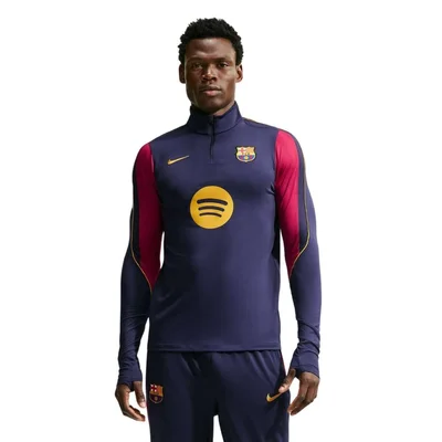 FC Barcelona Strike trainingstrui 1/4-zip 2026-2027 donkerblauw Nike Dri-FIT