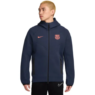 FC Barcelona Tech Fleece hoody 2025-2026 blauw Nike