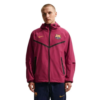FC Barcelona Tech Woven Windrunner jack 2026-2027 rood geel zwart Nike