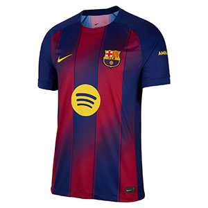 FC Barcelona thuisshirt 2025-2026 Blaugrana donkerblauw granaatrood Nike Dri-FIT