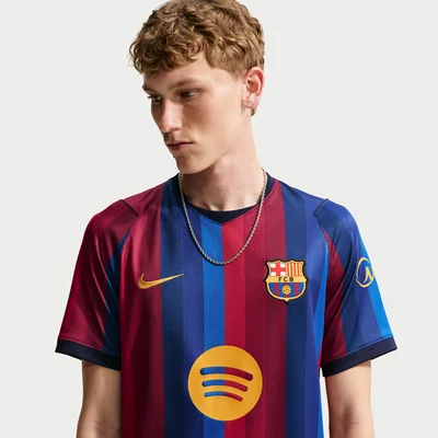 FC Barcelona thuisshirt 2026-2027 Blaugrana banen kleurverloop Nike Dri-FIT