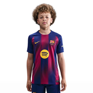 FC Barcelona thuistenue kids 2025-2026 Blaugrana donkerblauw granaatrood Nike