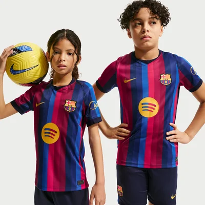 FC Barcelona thuisshirt kids 2026-2027 Blaugrana kleurverloop Nike Dri-FIT