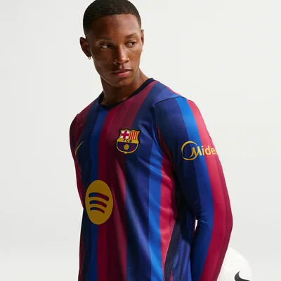 FC Barcelona thuisshirt lange mouwen heren 2026-2027 Blaugrana Nike Dri-FIT