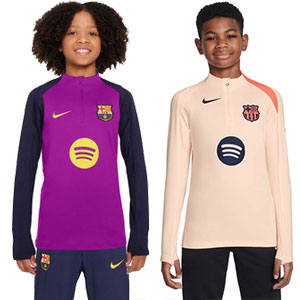 FC Barcelona trainingspak kids 2025-2026 donkerblauw felpaars Nike Strike