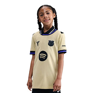 FC Barcelona uitshirt x Kobe kids 2025-2026 goudbruin Nike