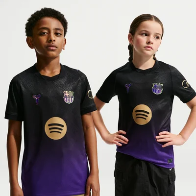 FC Barcelona uitshirt kids x Kobe 2026-2027 zwart paars Nike Dri-FIT